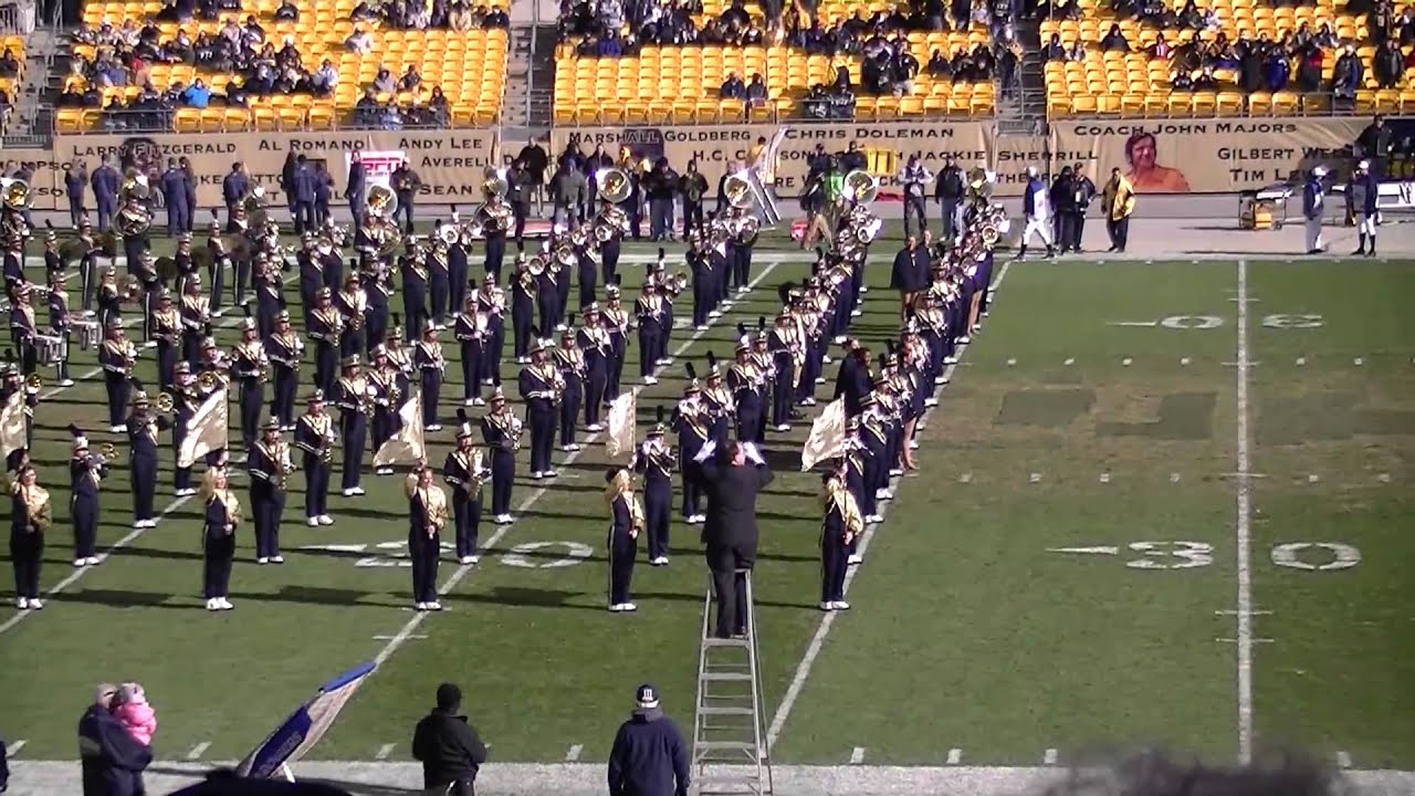 2010-11-26 PItt Band Pregame 1 from Heinz Field