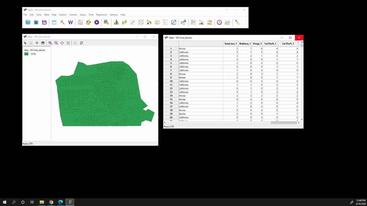 How to Hotspot Map in GeoDa