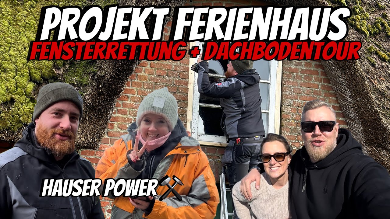 Fensterrettung 💪🏼 | + Dachbodentour | Projekt Ferienhaus | Hallig Langeneß
