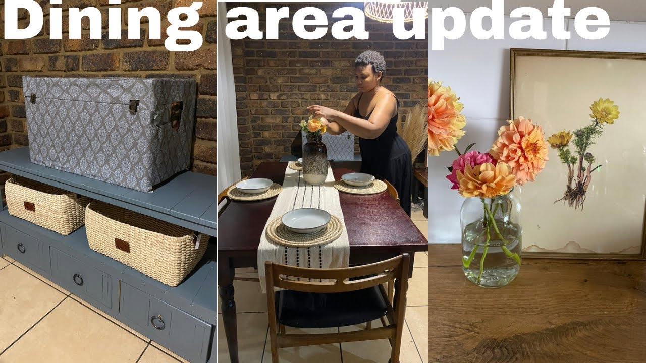 Dining area and entry way update|| #diy #homeimprovement 