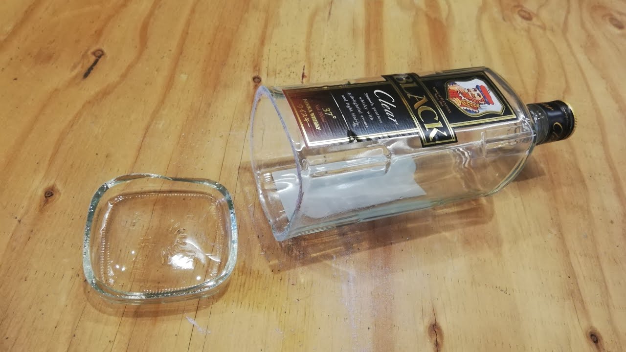 【DIY】ウィスキーボトルのカット！そしてボトルランプを自作しました。