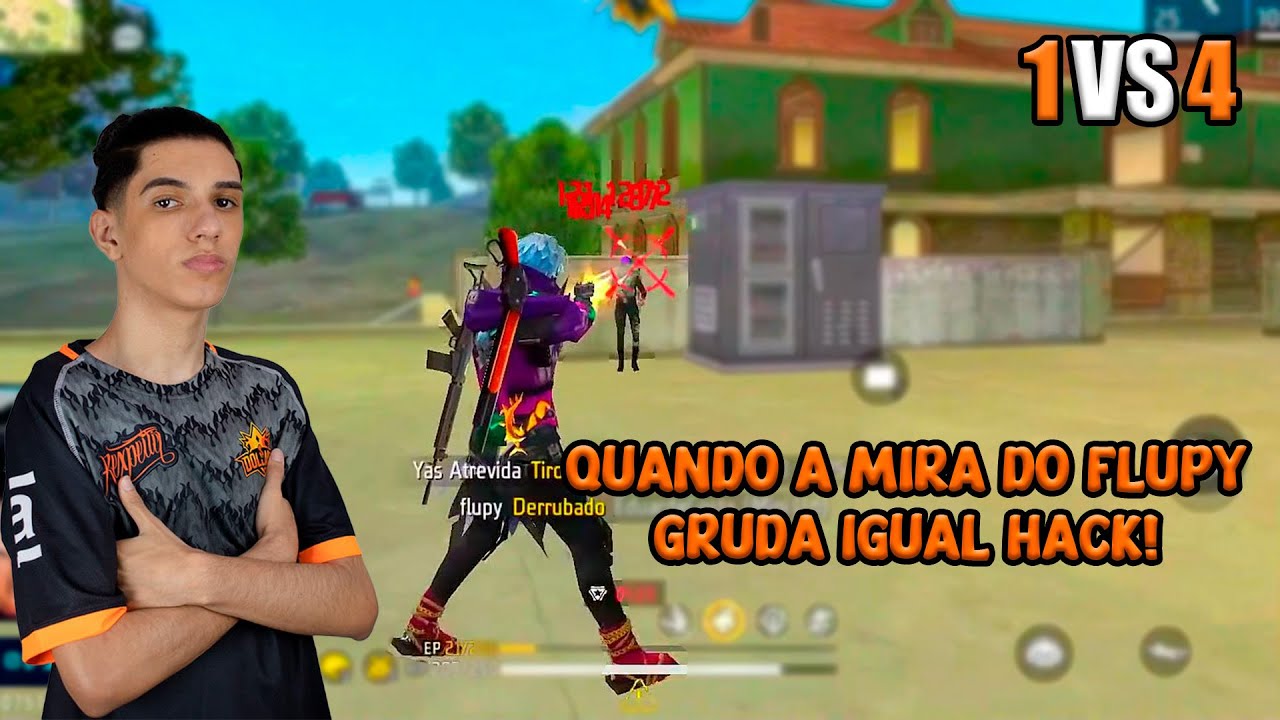 QUANDO A MIRA DO FLUPY GRUDA NA CABE&Ccedil;A IGUAL HACK!