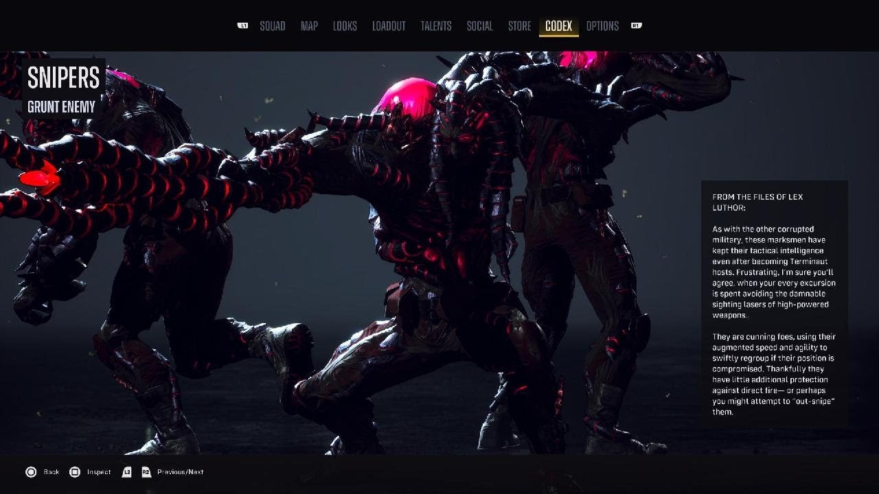 Suicide Squad: Kill the Justice League snipers grunt enemy profile