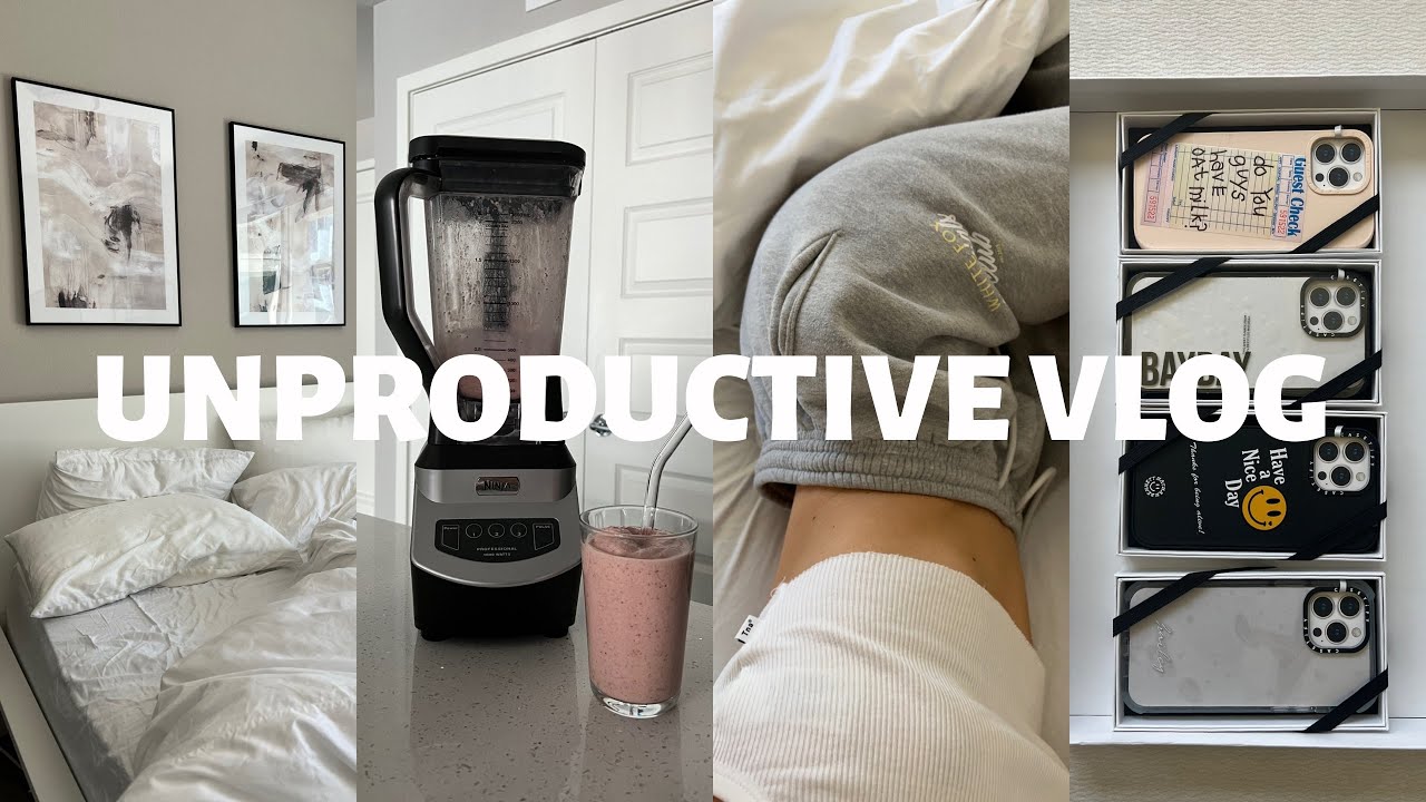 UNPRODUCTIVE VLOG: not feeling well, Netflix shows, smoothie recipe, etc