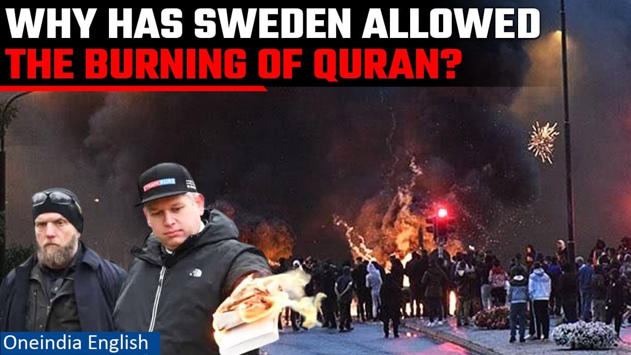 Swedish Police allows burning of Quran at the start of Eid al-Adha | Oneindia News