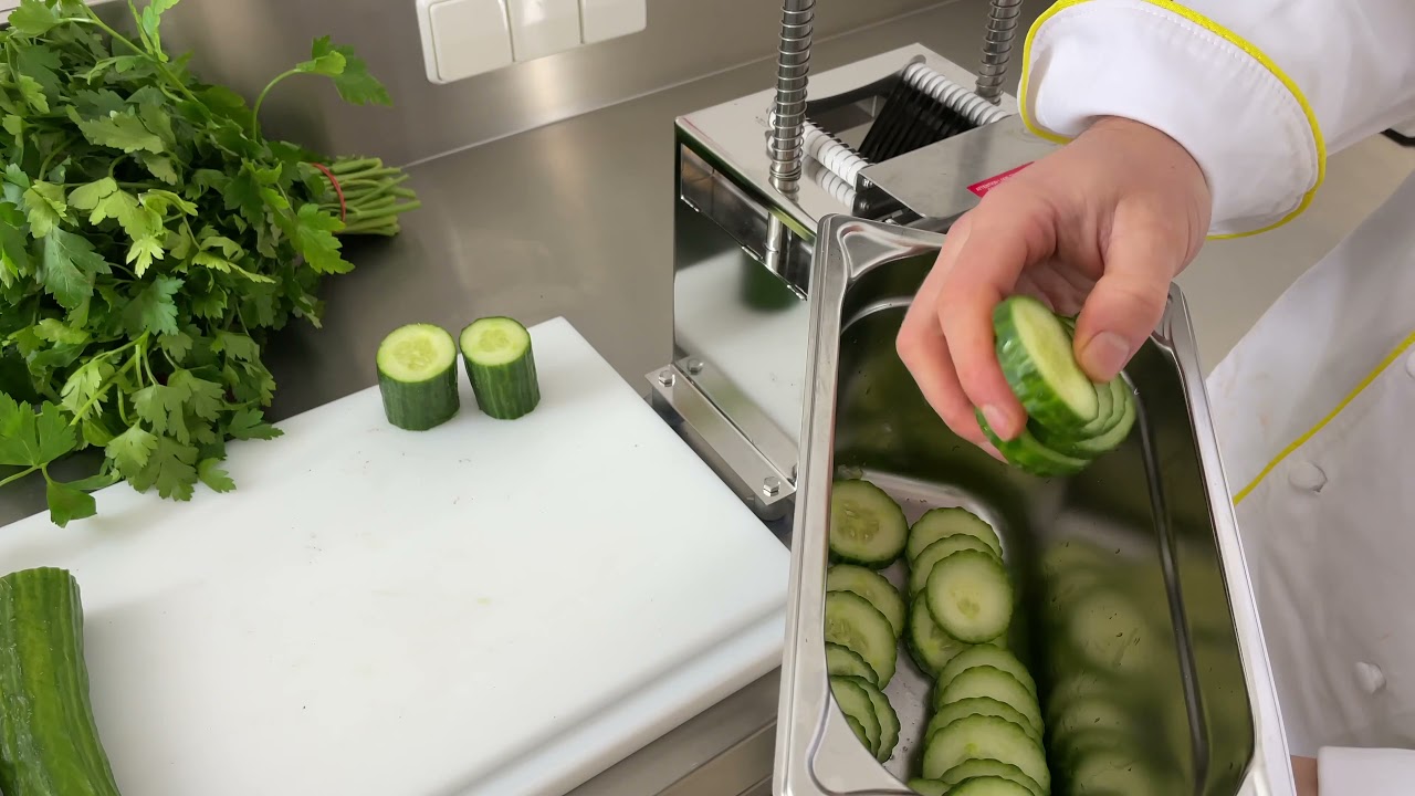 Kronen Combi Cutter KKS - Gurkenscheiben & -sticks / Cucumber Slices & Sticks