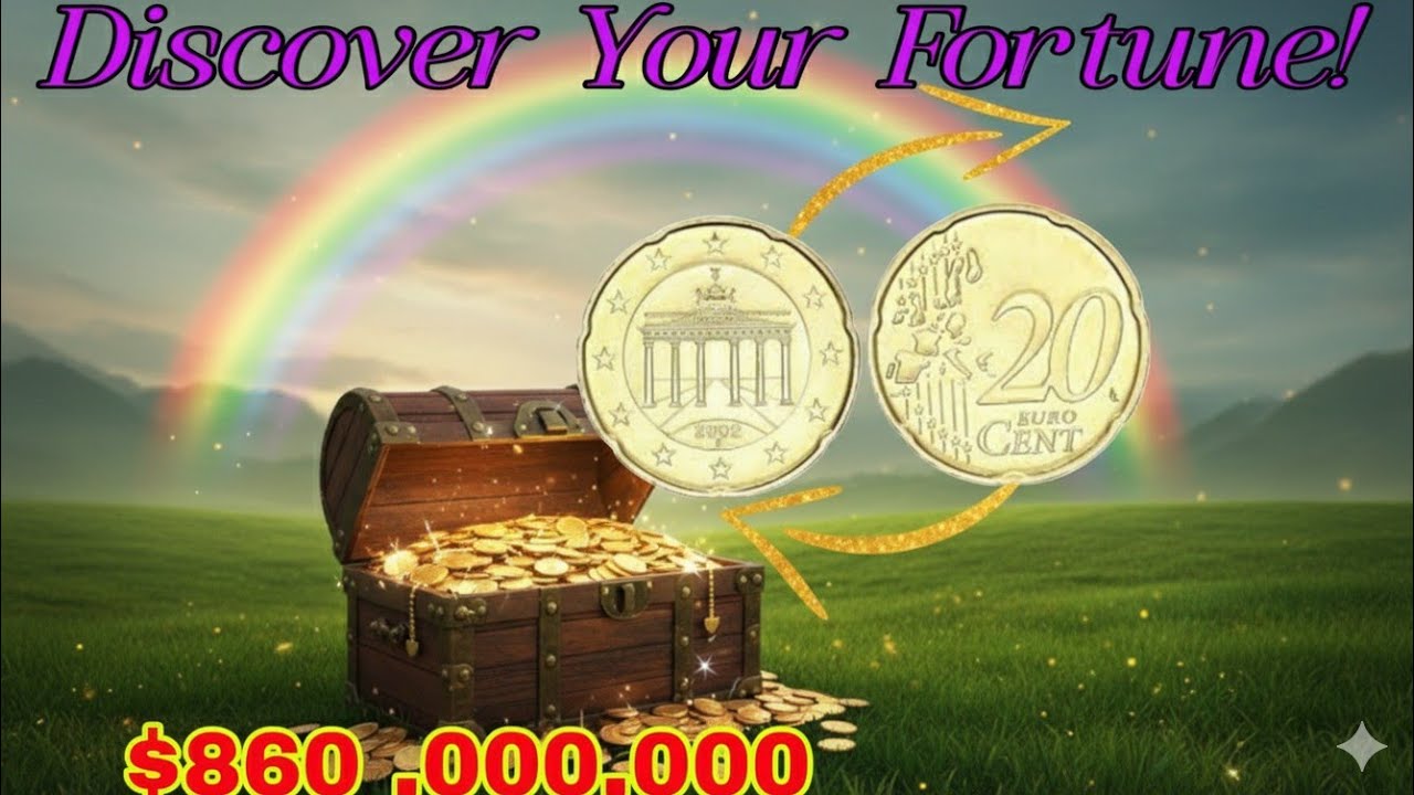 Germany 20 Euro Cent 2002 coins worth up to $100,000 Rare 20 Euro Cent Coins worth money!