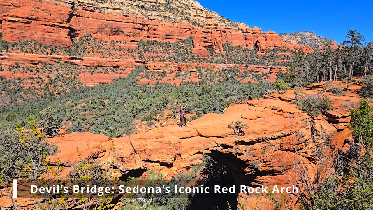 🪨🌵Devil’s Bridge: Sedona’s Iconic Red Rock Arch!