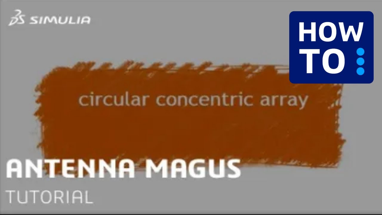 Concentric Circular Array Synthesis | Antenna Magus Tutorial