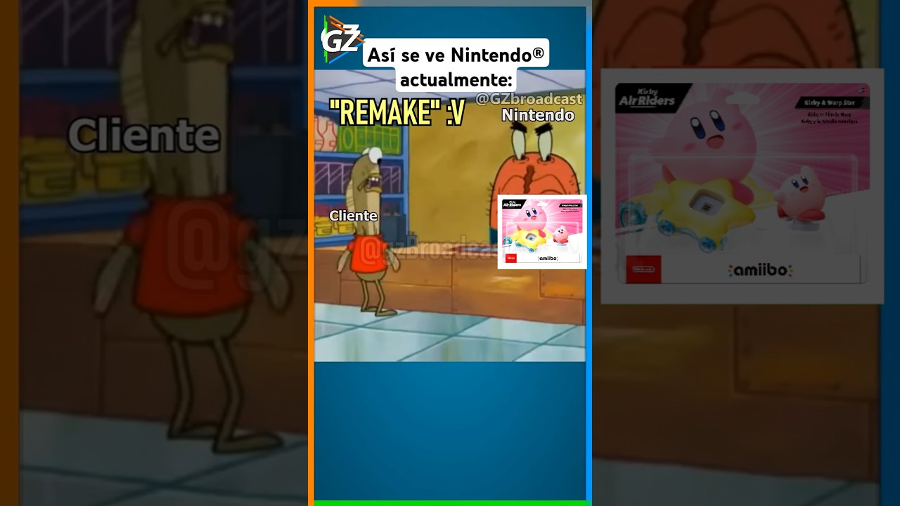 As&iacute; se ve Nintendo actualmente (REMAKE XD) #parodia #fyp #nintendo #switch2