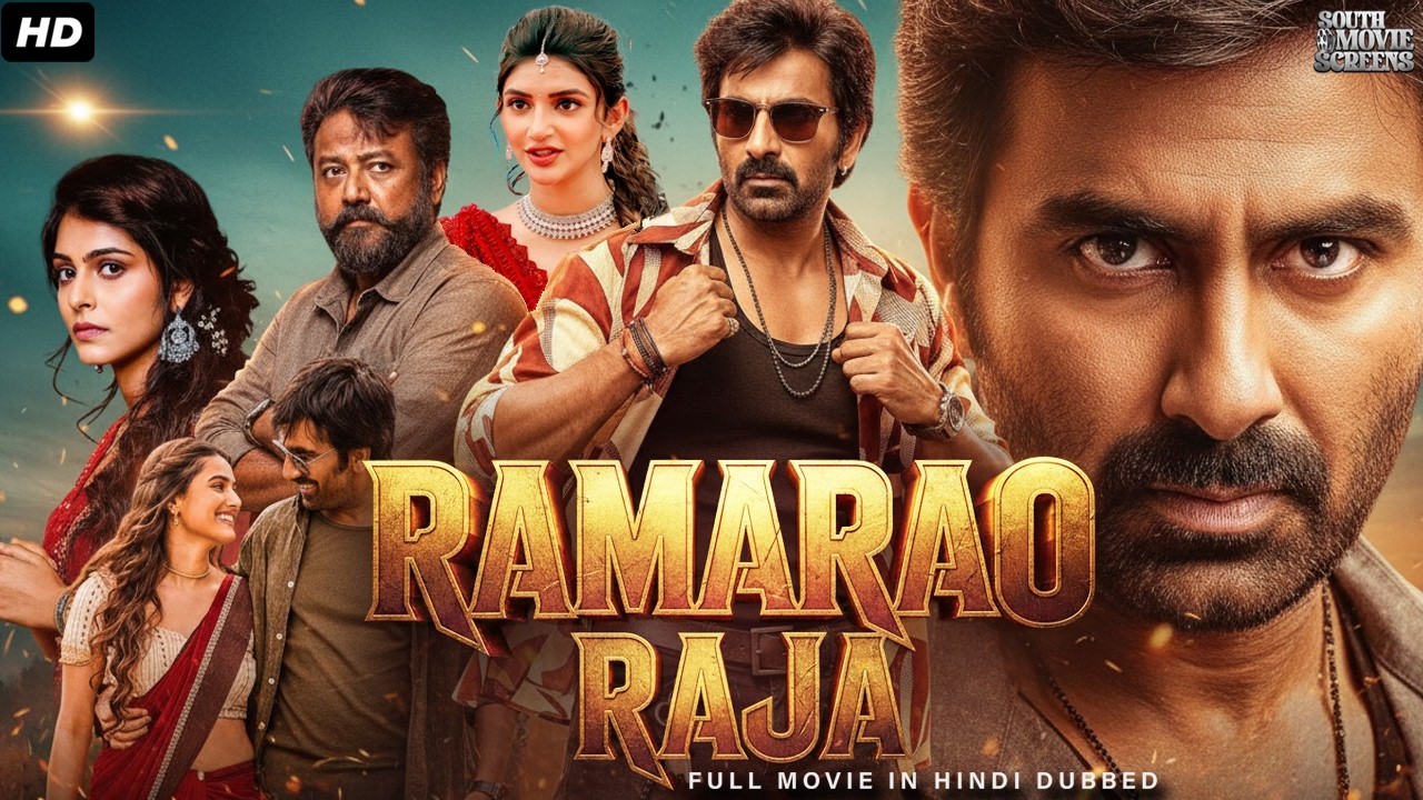 RAMARAO RAJA - Hindi Dubbed Full Movie | Ravi Teja, Sreeleela, Jayaram | Action Romantic Movie