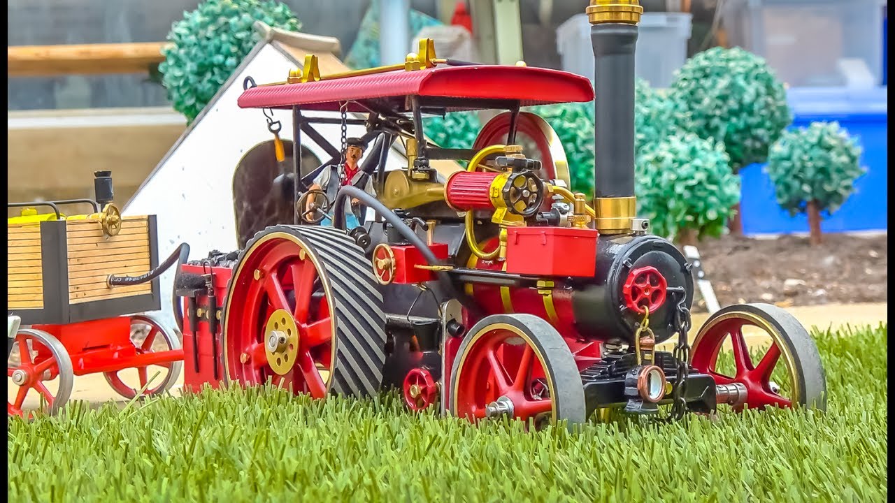 FANTASTIC RC STEAM TRACTOR! Real working!