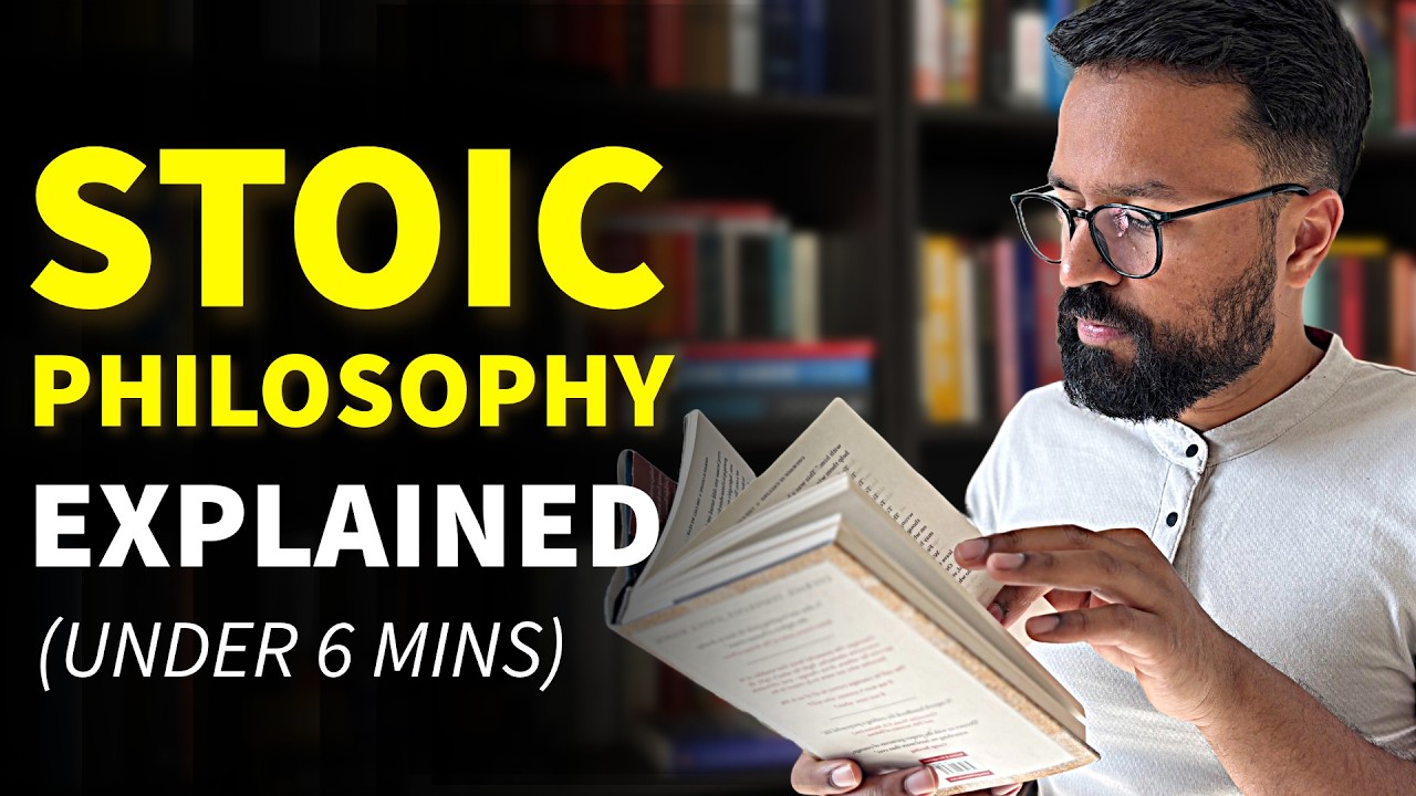 STOIC Philosophy Explained in 6 mins (Best Philosophy for difficult times)