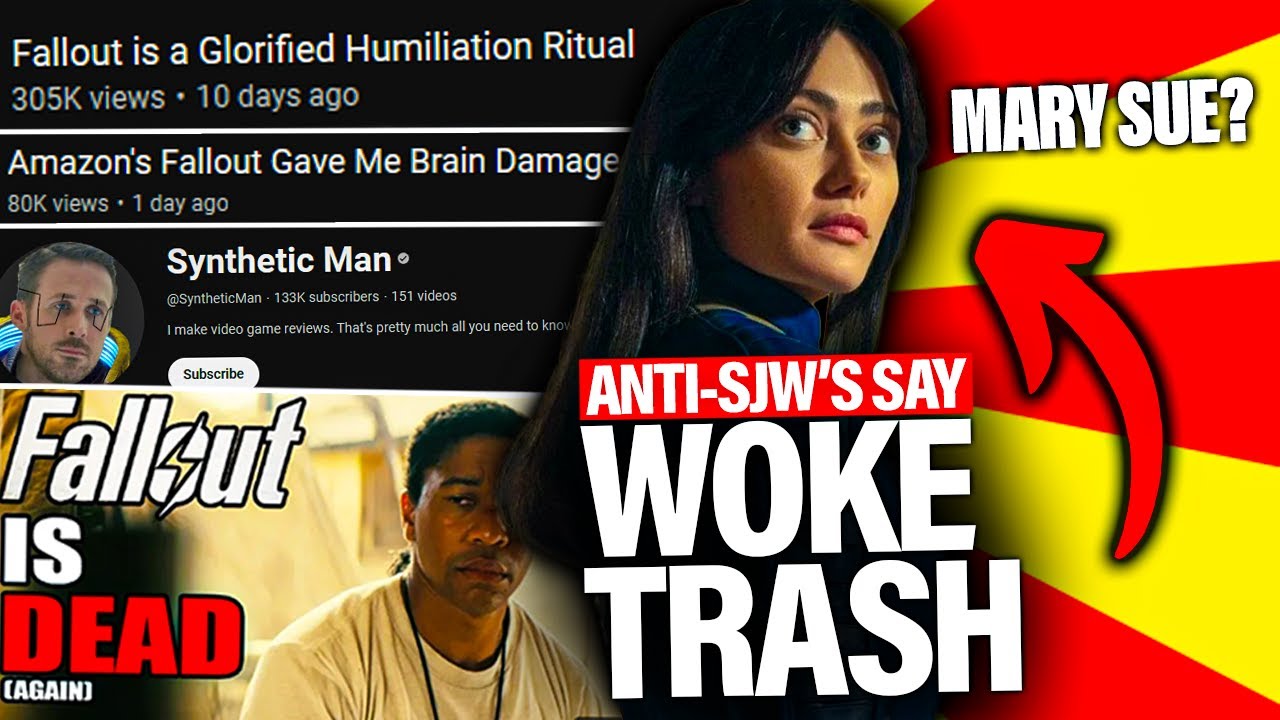 Race Obsessed FREAK Trashes Fallout Show WITHOUT EVEN WATCHING!?