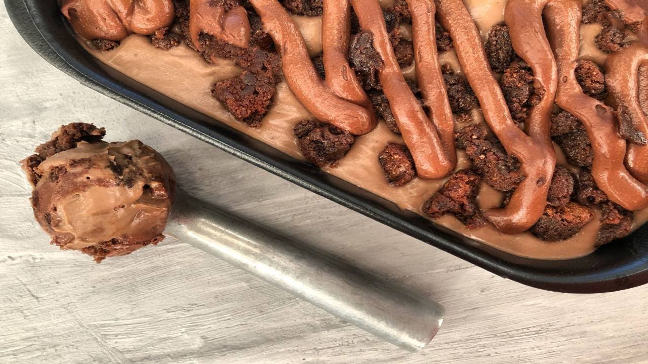 Παγωτό Brownies με Fudge Σοκολάτας | 26.5.2020