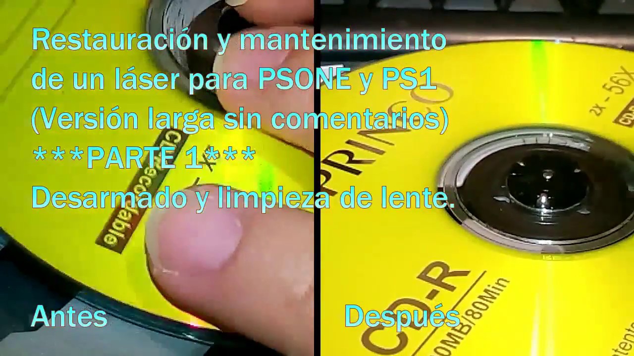 Restaurar y limpiar láser PS1/PSOne Parte 1 - Versión larga