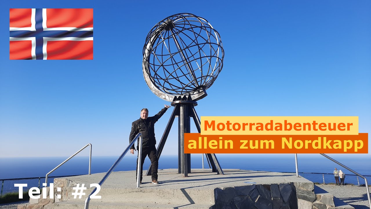 Norwegen Motorradtour allein zum Nordkap  2020  Finnland Åland Schweden Reise Roadtrip