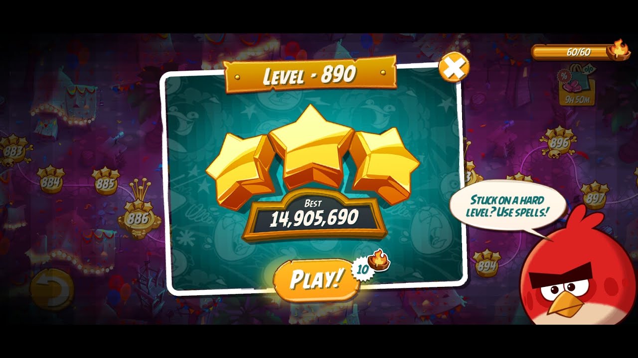 Angry Birds 2 | Rescuer | Level 890 | Hitting Fun | Angry Bird 2 Show