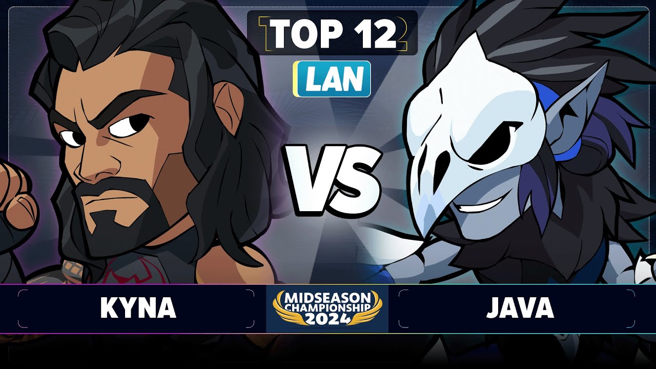 Java vs Kyna - Top 12 - Brawlhalla Midseason Championship 2024 - LAN 1v1