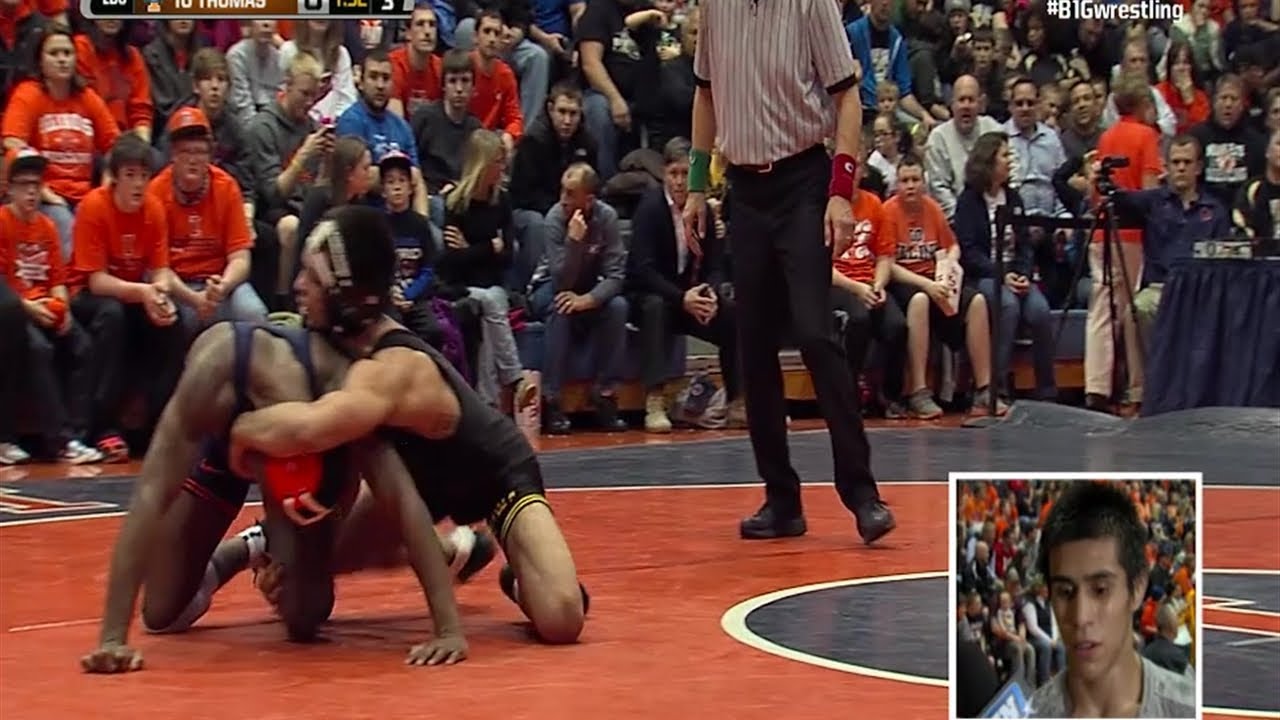 Big Ten Rewind: 2013 Wrestling - 133 LBs - Iowa's Tony Ramos vs. Illinois' Daryl Thomas