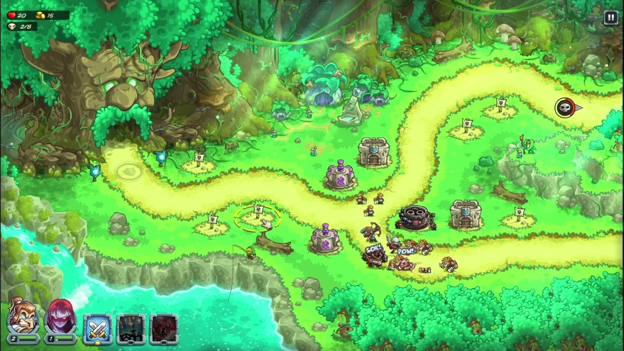 Kingdom Rush 5: Alliance [Ветеран] → 1.Море Деревьев 2.Ворота Стража 3.Сердце Леса