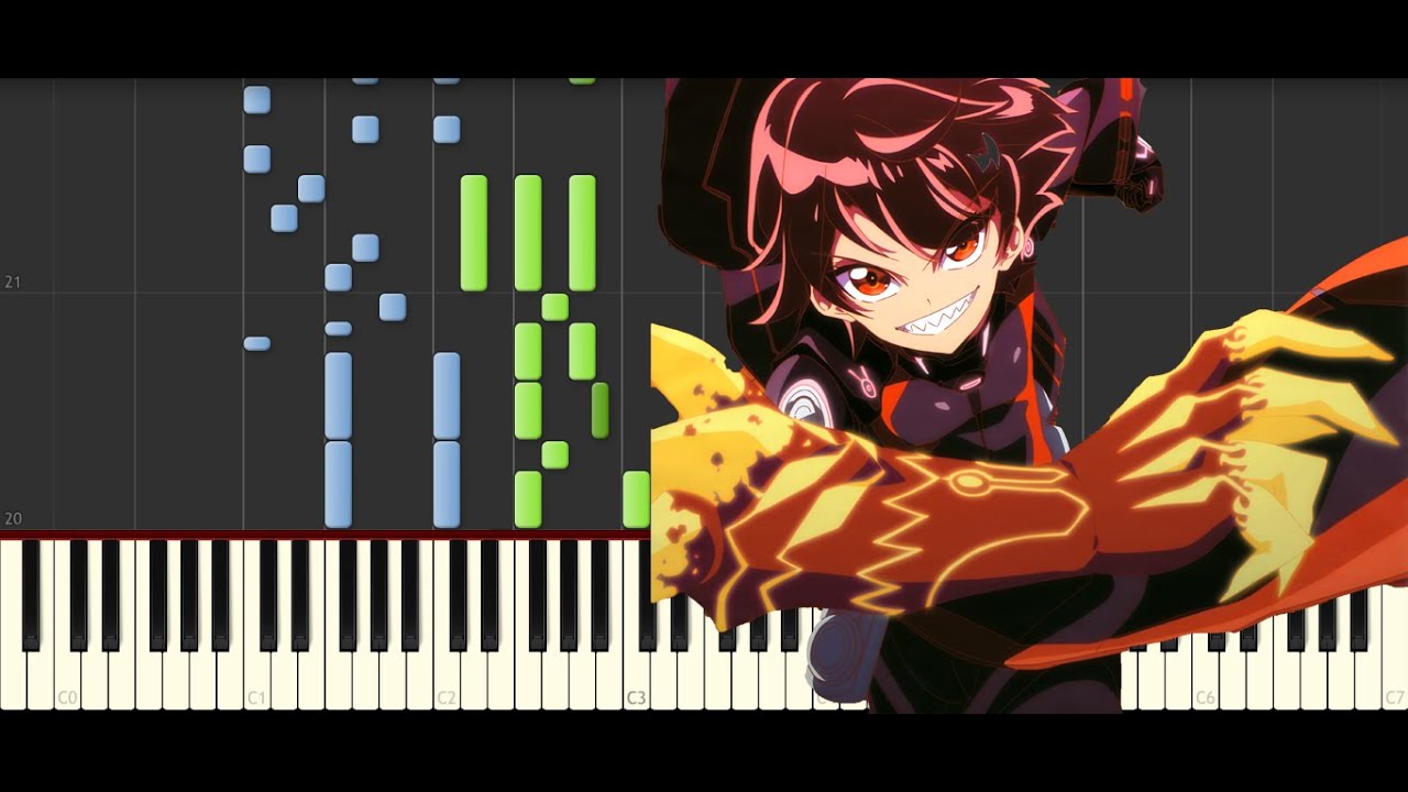 Re:Call - Sousei no Onmyouji Opening 2 (Full) [Piano] // Synthesia