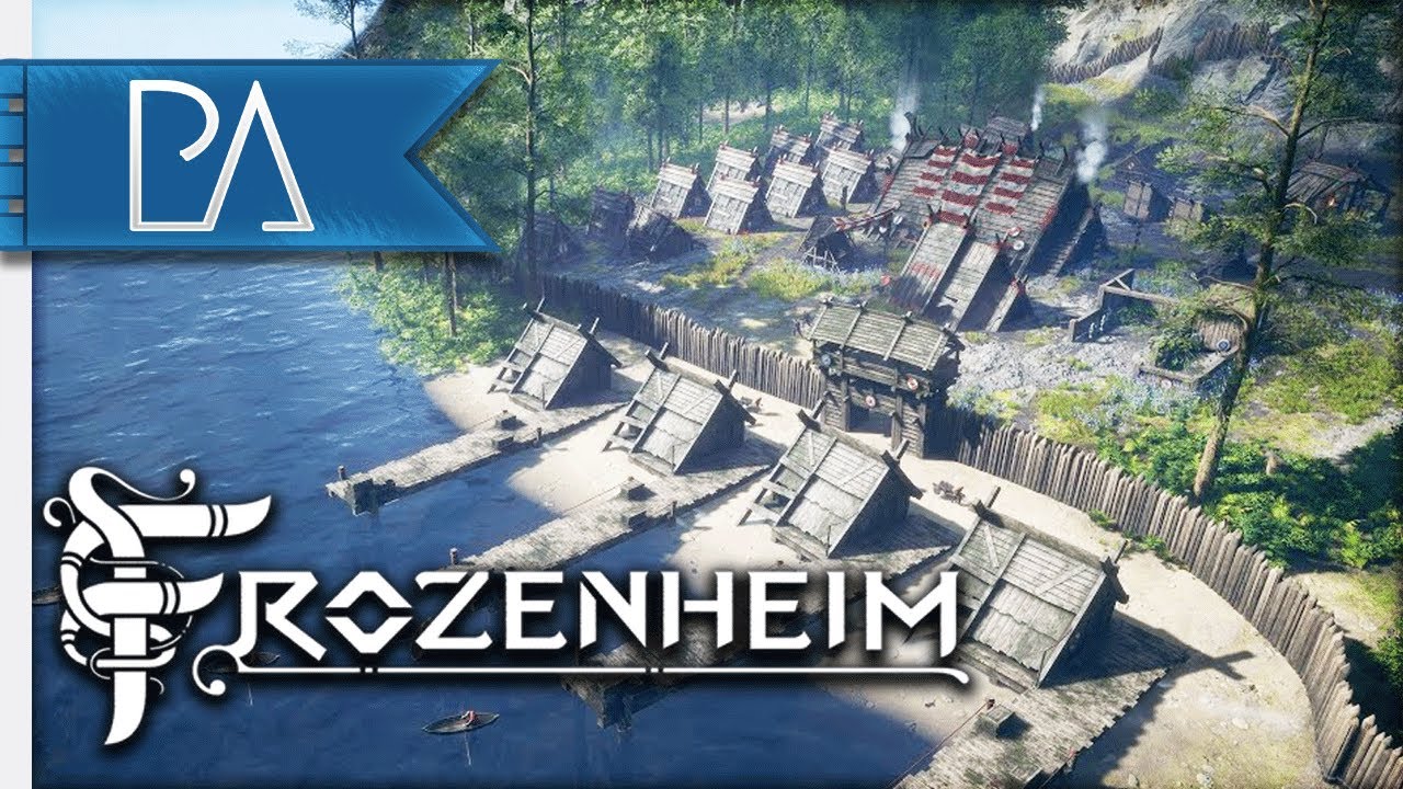ACTION PACKED VIKING CITY BUILDER SIMULATOR - Frozenheim Part 1