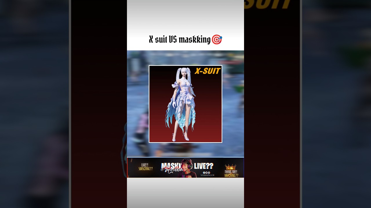 X suit VS maskking 🎯 | #short #bgmi