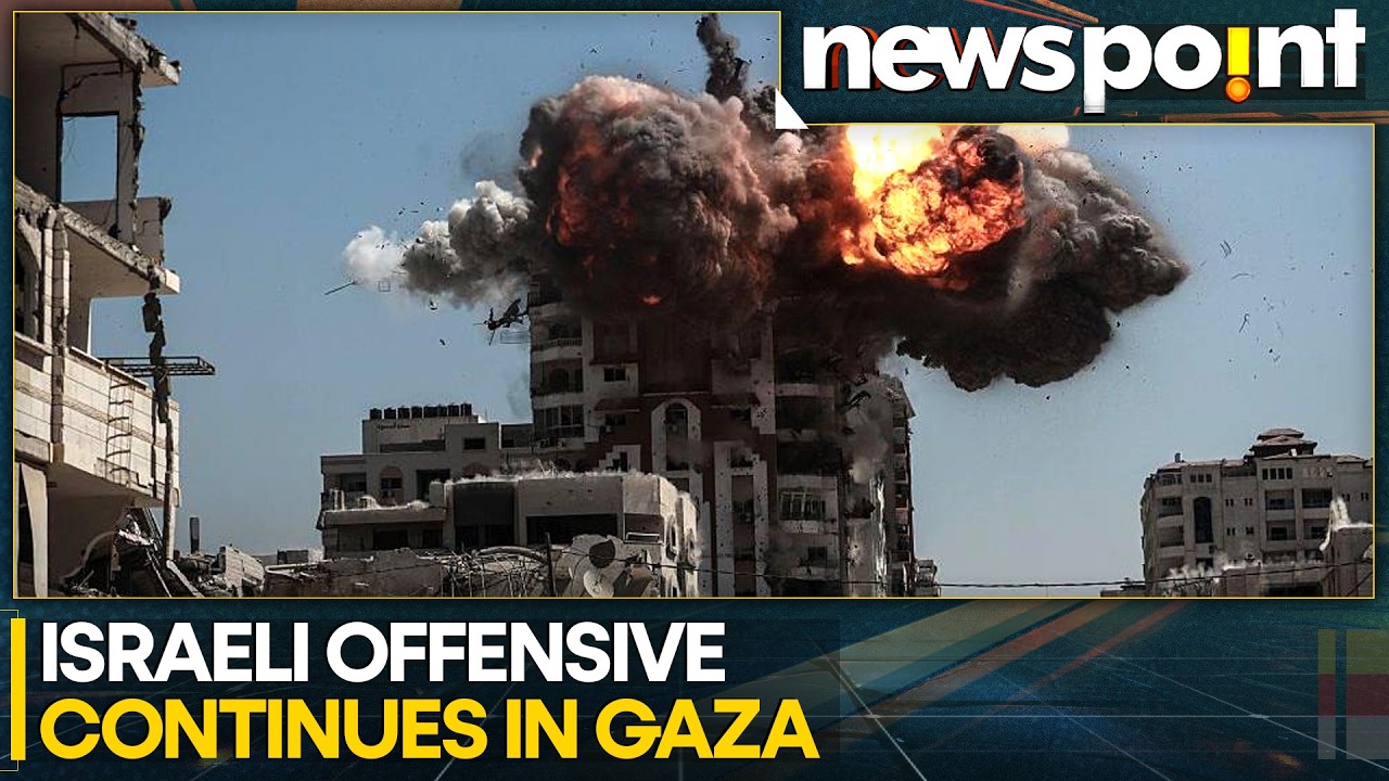 Israel Strikes Displaced Persons Tent Camp In Gaza Amid Ongoing Offensive | WION