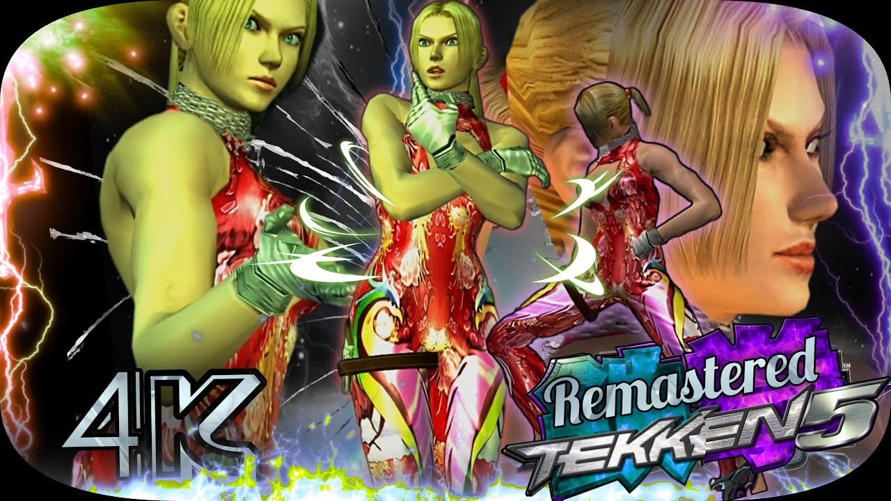 Red Peacock Sister's Pattern 2p Nina Ultra Hard Tekken 5 Remastered UHD 4K 60 FPS 