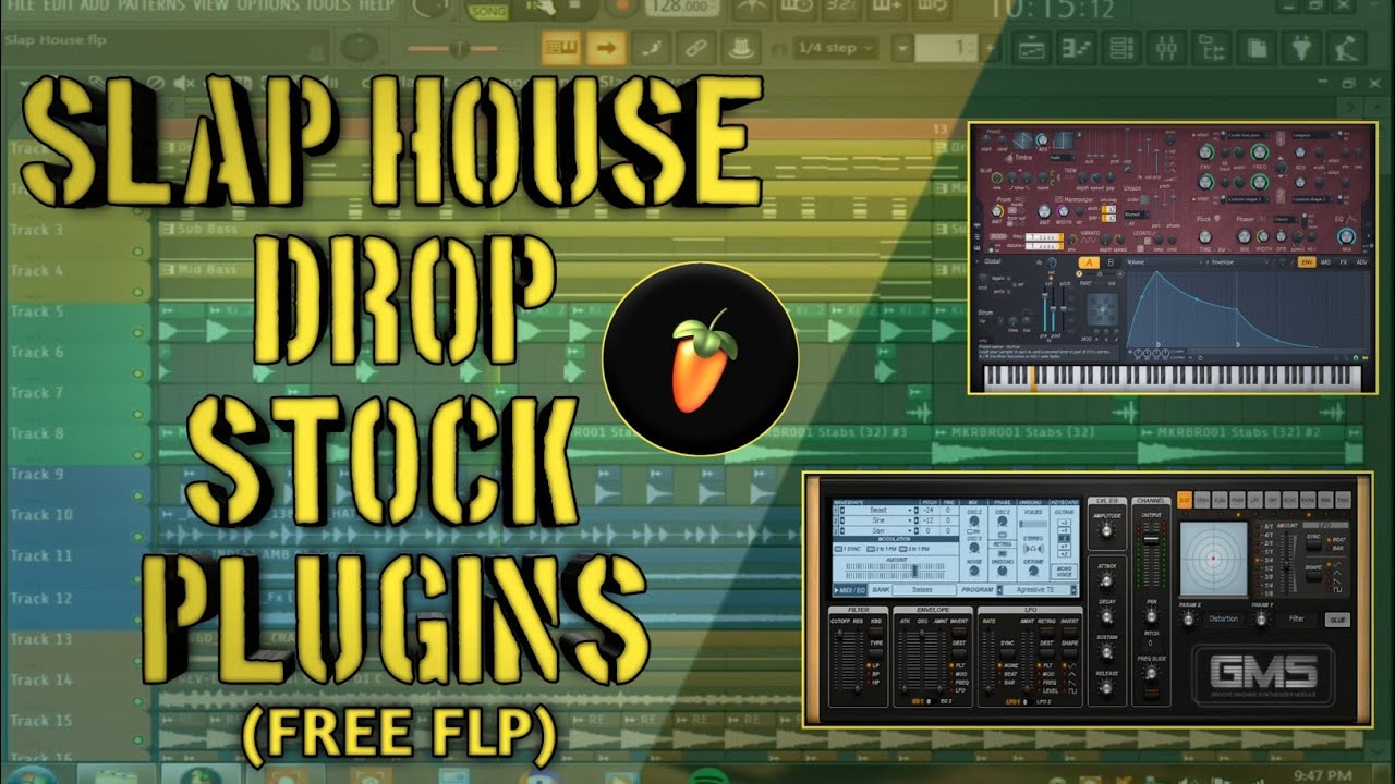 How To Make Slap House Drop By Using Stock Plugins (FL Studio)