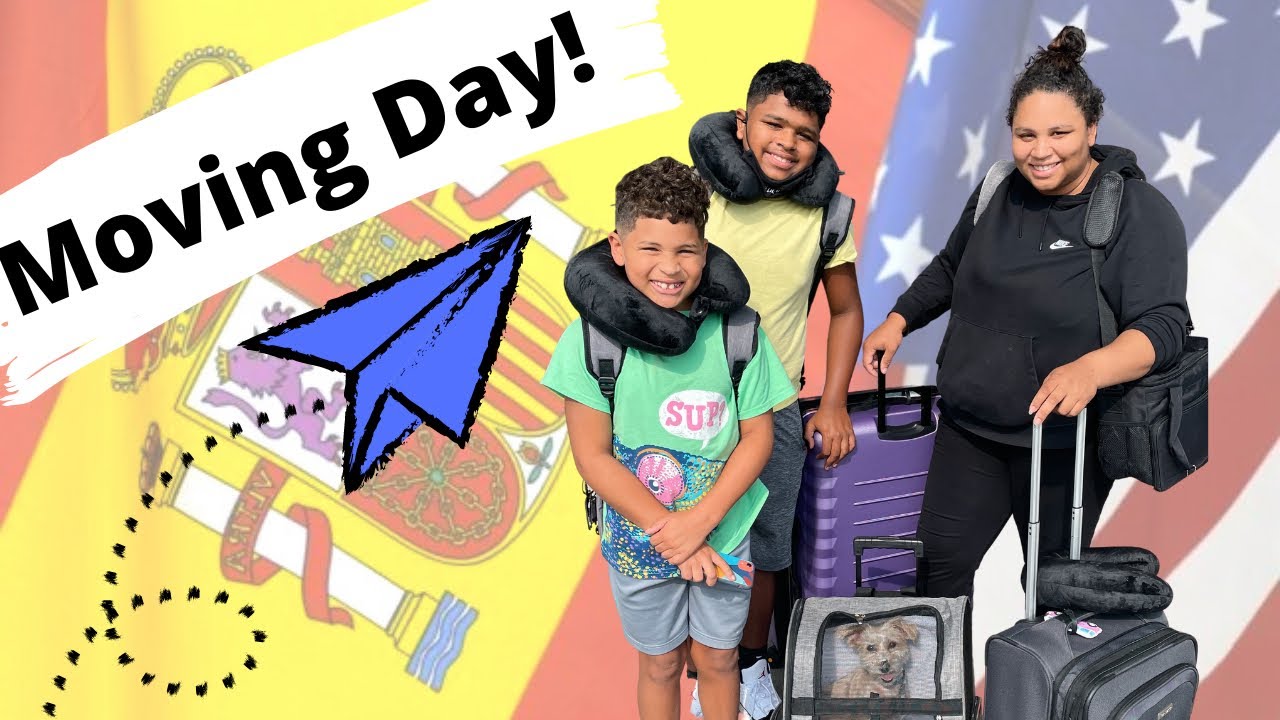 Black American Family Moving to Spain || auxiliaries de conversacion with family kids
