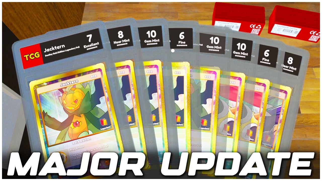 TCG Card Shop Simulator Major Update Adds Card Grading & Pack Opening Machines