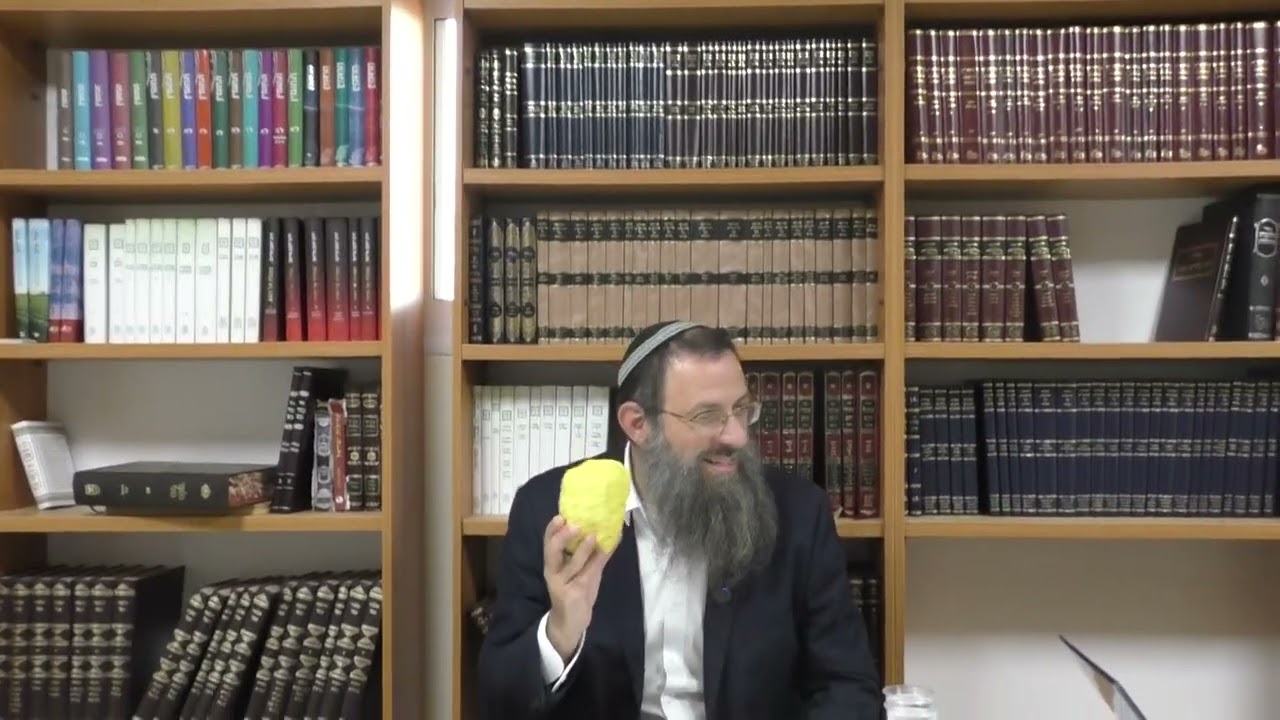 37. חגים | ד' המינים | סימן תרמח א-ו. הרב אריאל אלקובי שליט''א
