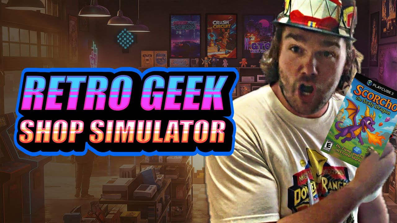 Неоригинальные игры и хорошее настроение | Retro Geek Shop Simulator (PS5) | Взрыв в прошлое, эпи...