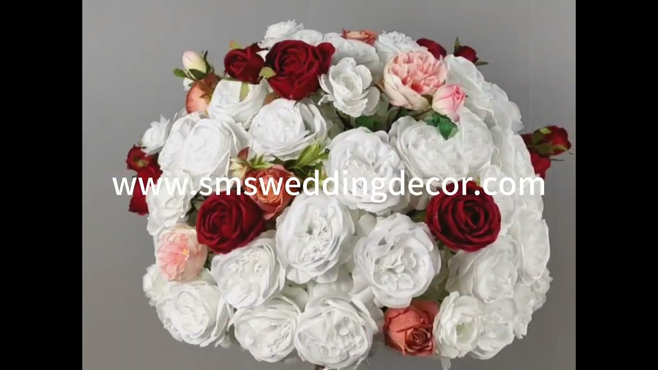 Flower White Ball Display Video
