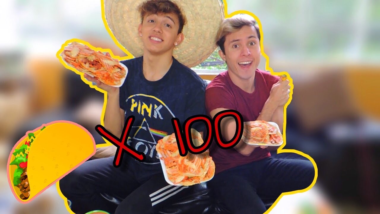 100 TACOS CHALLENGE &iquest;LO LOGRAMOS?  FT. JUANFECASTROB - Ilika Cruz