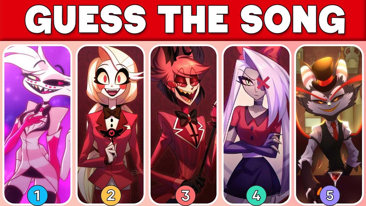 The Ultimate Hazbin Hotel Song & Voice Challenge | Angel Dust, Alastor, Husk, Vox & More!