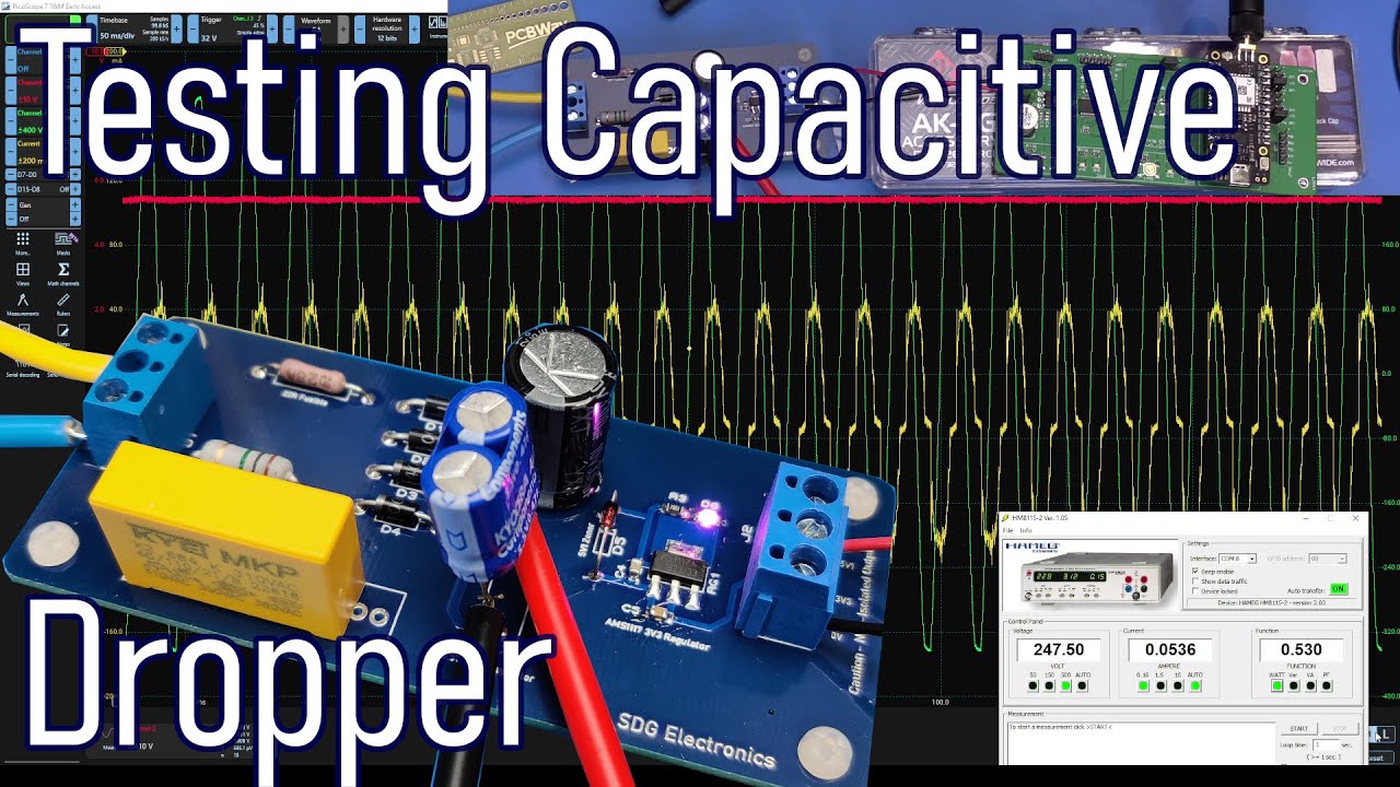 SDG #291 Capacitive Dropper AC-DC Power Supply with Supercapacitor