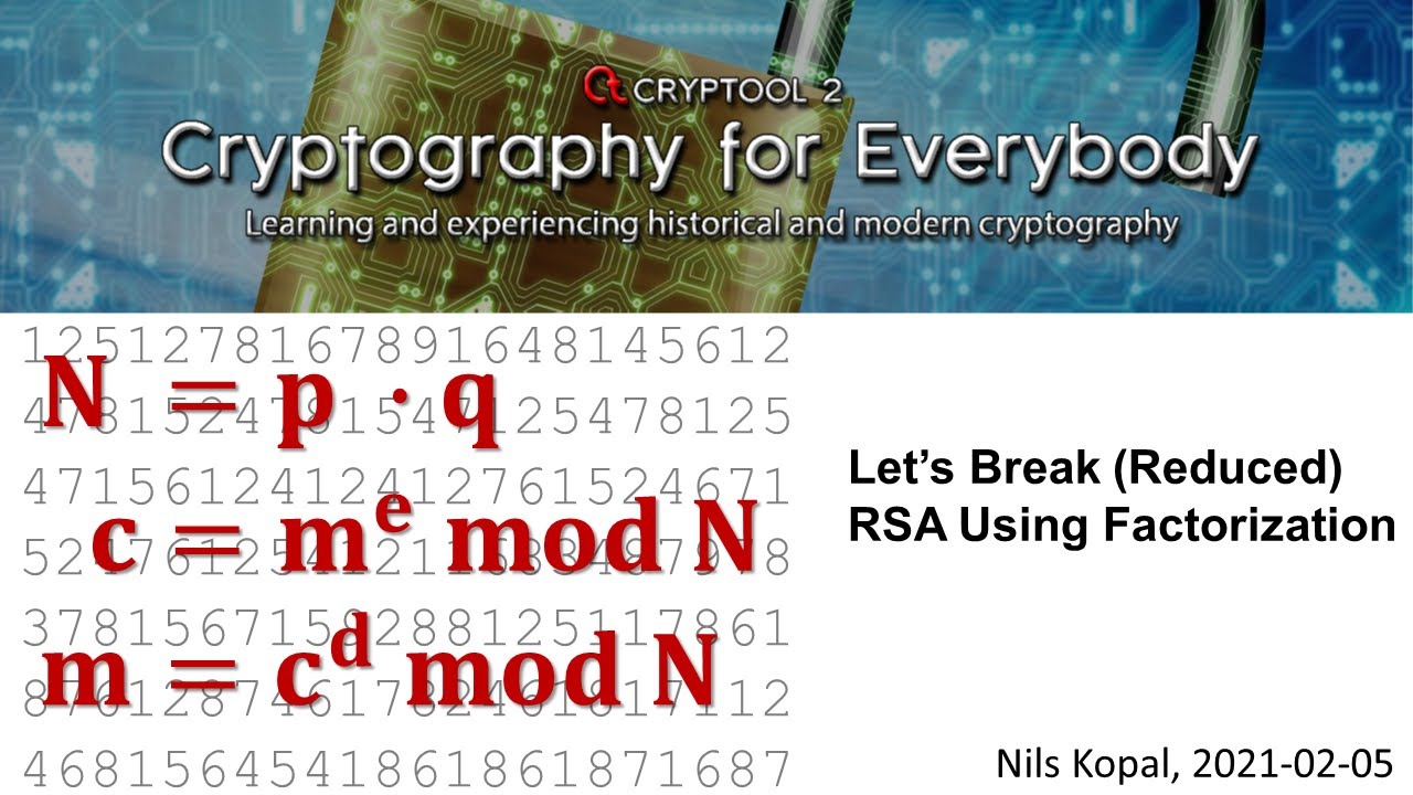 Break (Reduced) RSA Using Factorization