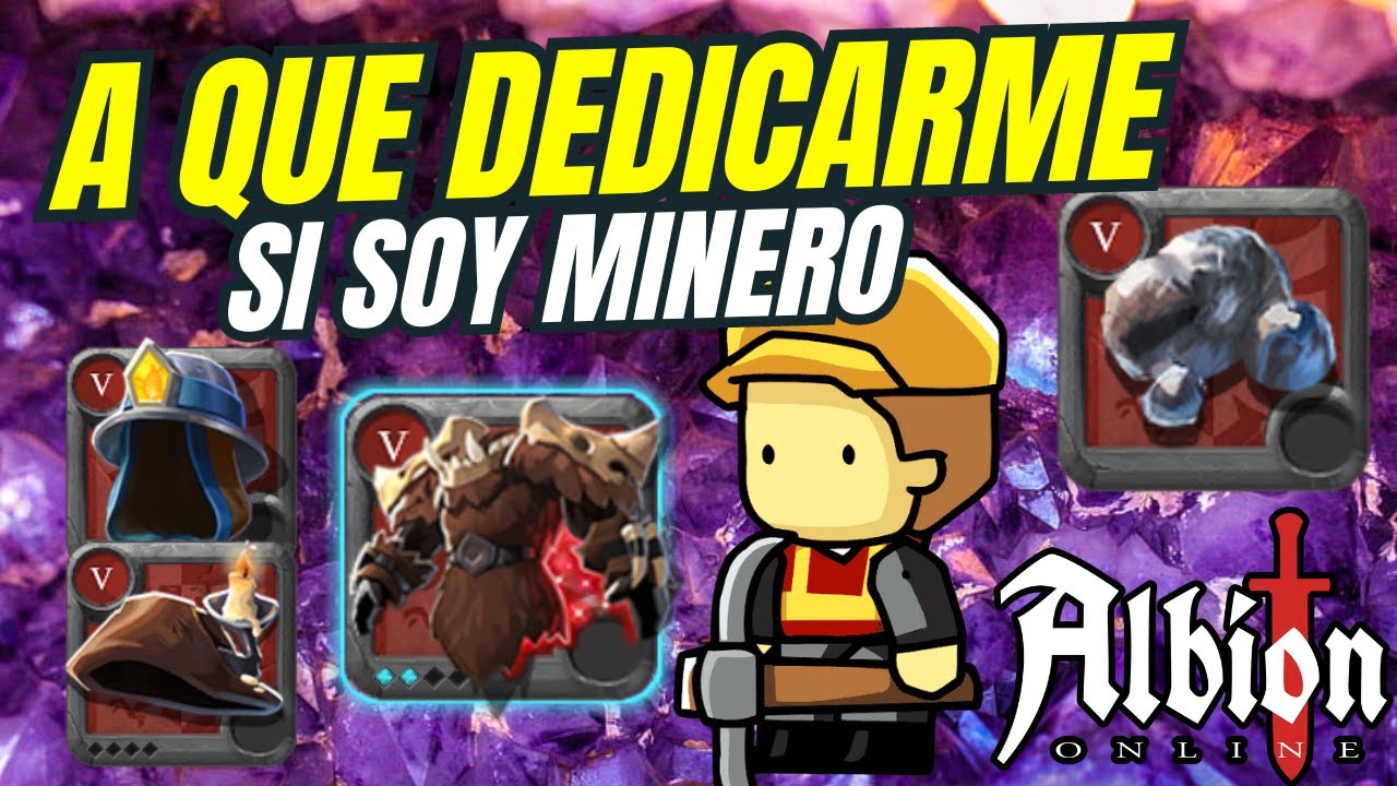 Guía MINERO que hacer con el MINERAL - Lingote - ALBION Online