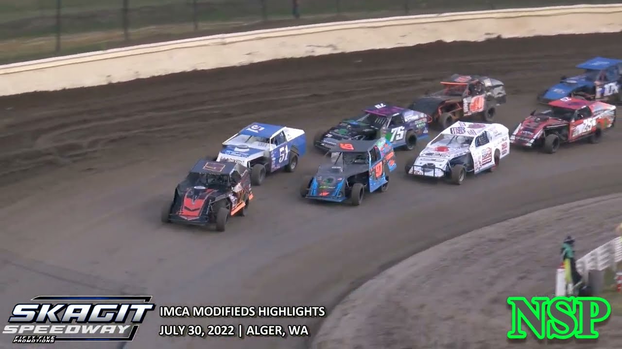 July 30, 2022 IMCA Modifieds Highlights Skagit Speedway