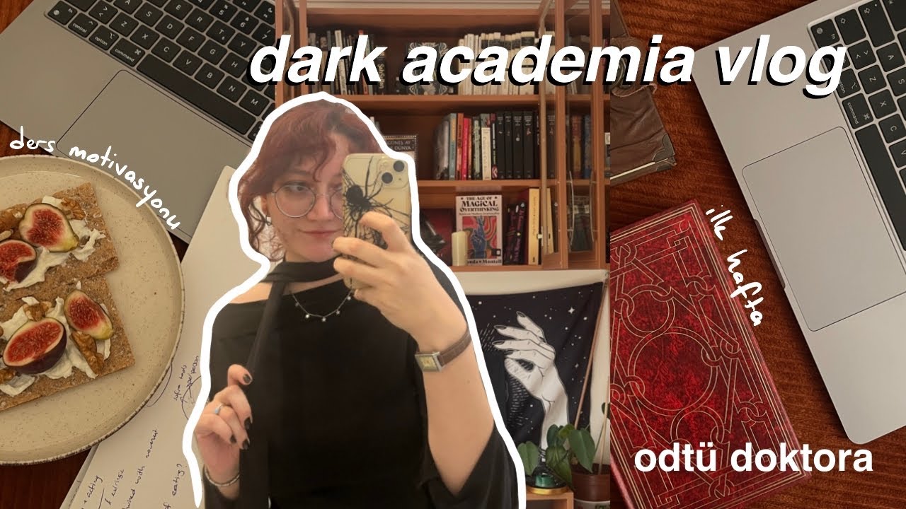 DARK ACADEMIA VLOG 📜💼  | ODTÜ günlükleri