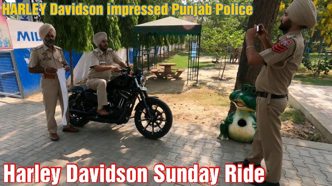 Harley impressed Punjab Police | Stopped By Police |  SundayRide | SuperBikes on the way Loud Flybys