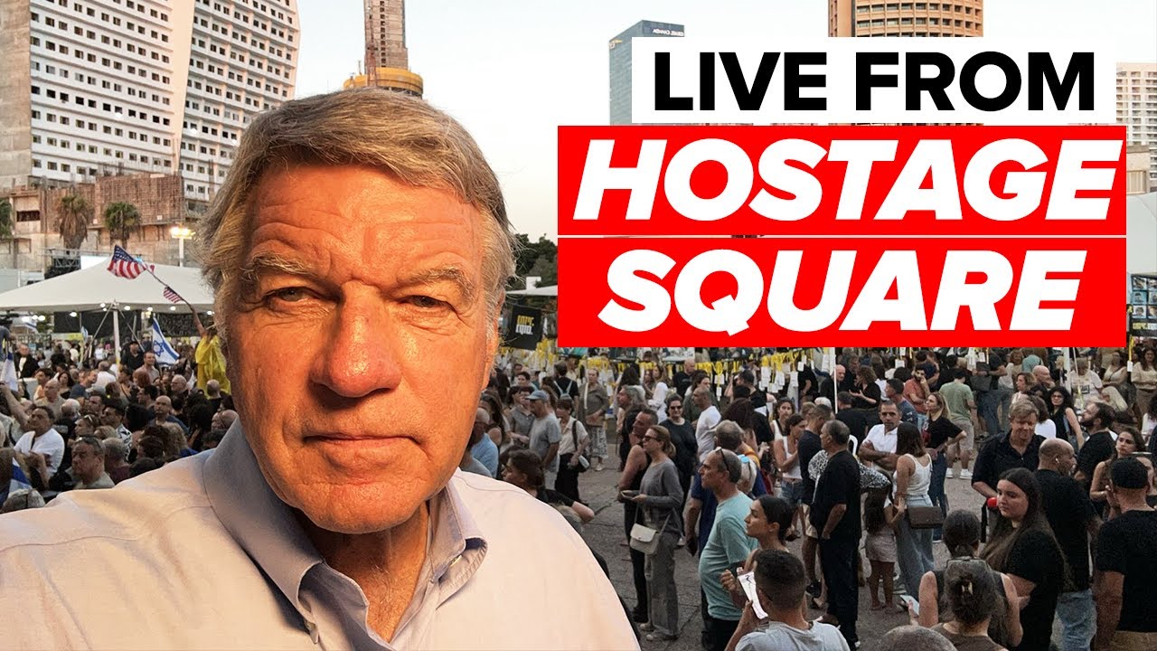 LIVE at Hostages Square in Tel Aviv with updates on President Trump&rsquo;s visit and hostages release.
