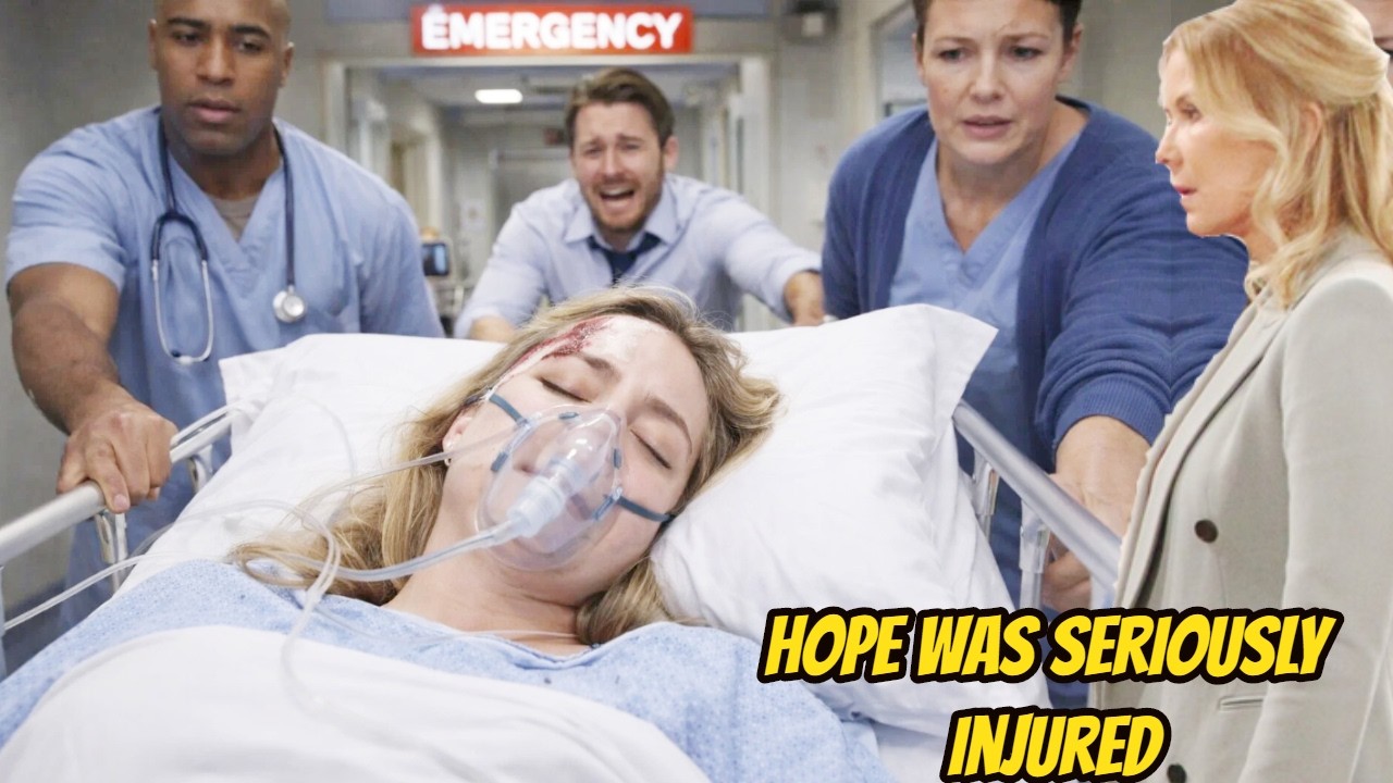 Hope was seriously injured after a mysterious accident The Bold and the Beautiful Spoilers