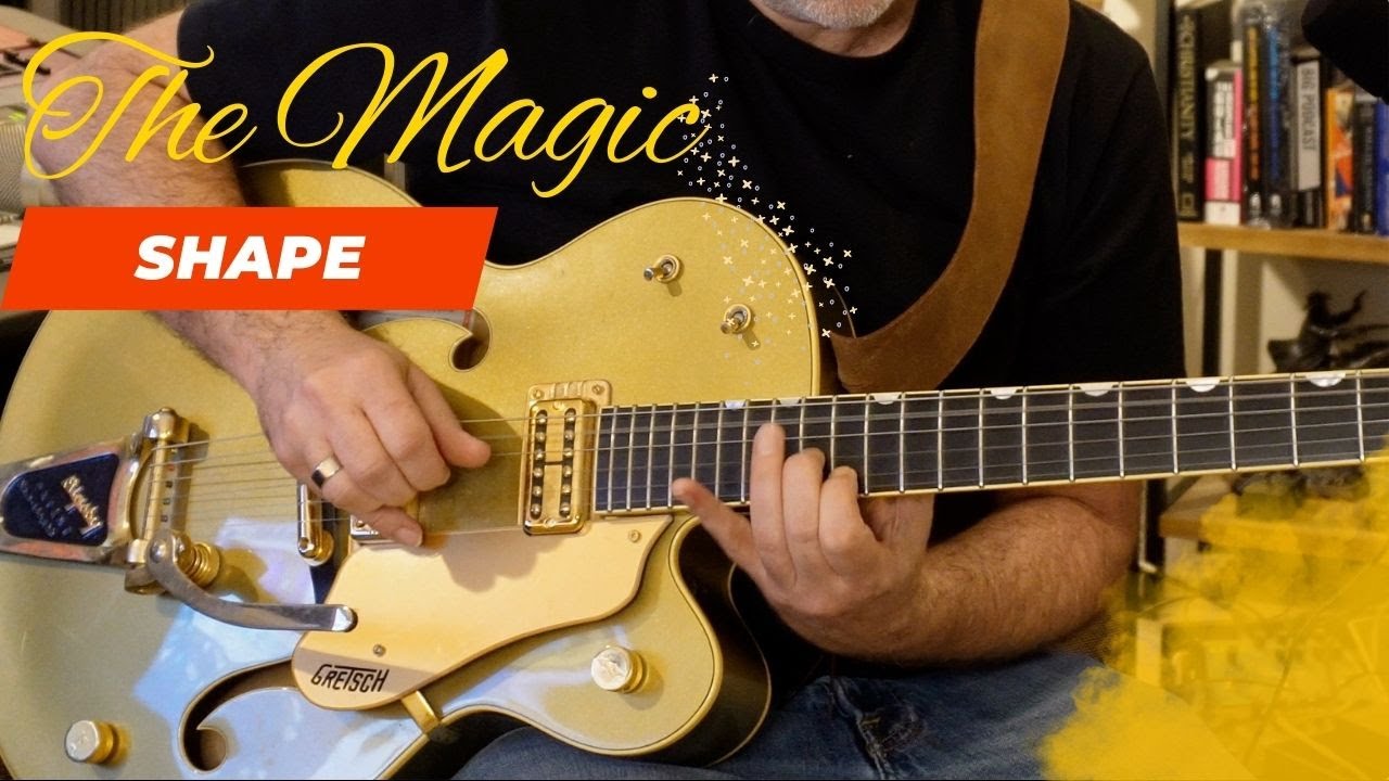The Ultimate Guitar Trick: One Shape, Endless Possibilities - The Magic Shape #Gretsch #shorts