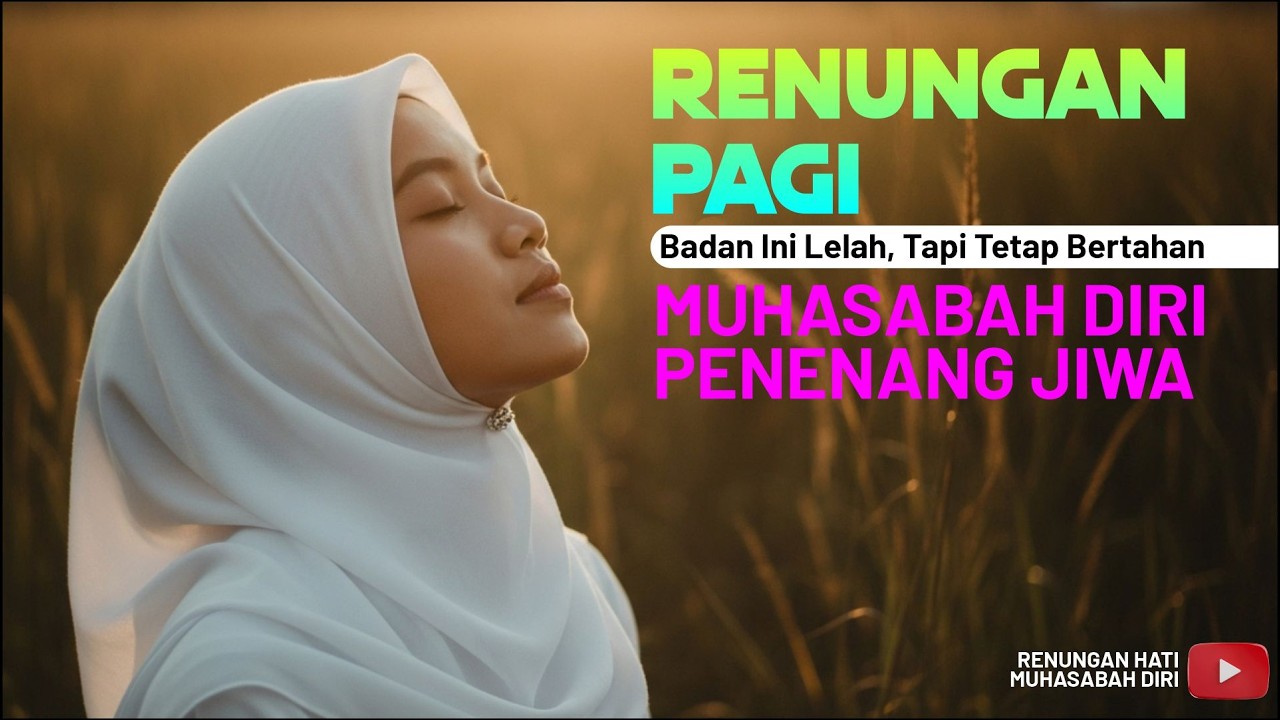 Terima Kasih Badanku, Kau mAsih setia bangun| RENUNGAN PAGI  | Muhasabah Diri Penenang Jiwa