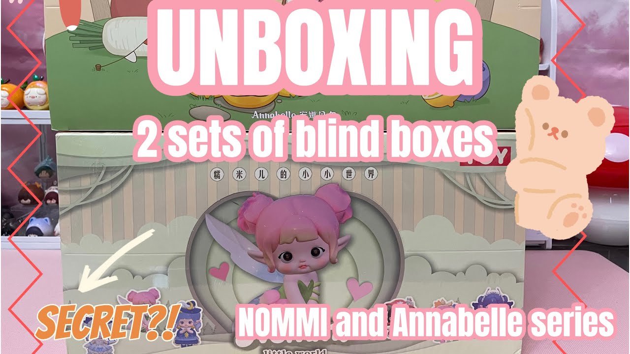 Unboxing 24 Super Cute Blind Boxes! Nommi and Annabelle Series!