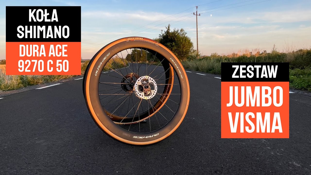 Koła Shimano DURA-ACE 9270 C50- Wybór  Jumbo Visma na Le Tour 2022